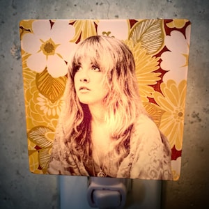 Stevie Nicks Night Light: Retro 70s Fleetwood Mac Home Decor