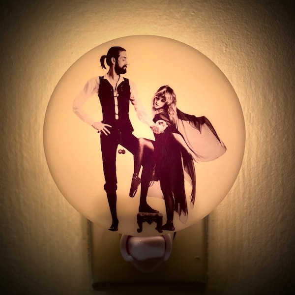 Fleetwood Mac Night Light Christmas Gift Stevie Nicks Retro 60s 70s Vintage Music Wall Art Home Decor Vinyl Record Sixties Seventies