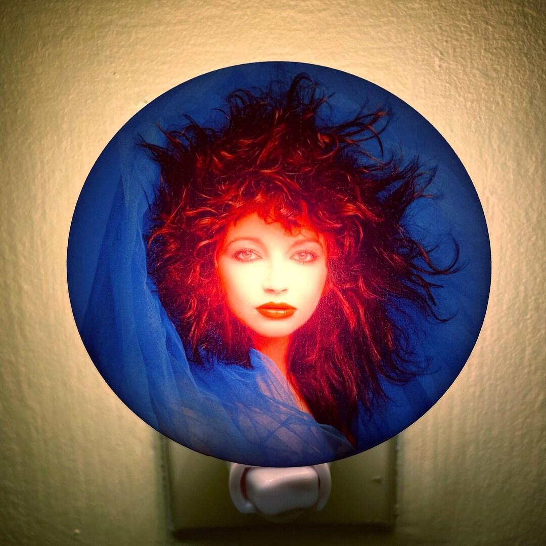 Kate Bush Night Light: Retro 80s Music Album Art Decor - Etsy
