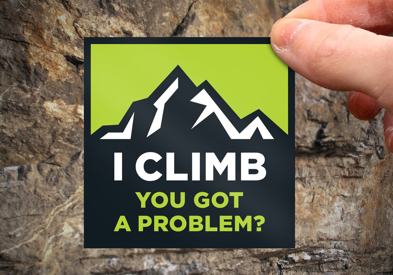 Rock Climbing, Rock Climbing Sticker, Outdoor Gift, Rock Climbing Gift, Mountain Sticker