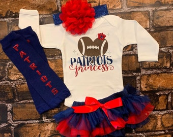 New England Patriots,Patriots baby girl, Patriots bodysuit, infant girl football outfit, baby shower gift, new baby gift, Patriots baby