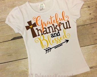 little girl thanksgiving shirt