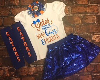 gator dresses blue and orange Florida Gator Girl Dress, Orange Blue Gator Tutu Dress, University of Florida Dress, Princess Dress, Orange Tulle Dress, UF Tutu Dress