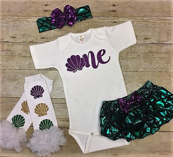 mermaid first birthday outfit