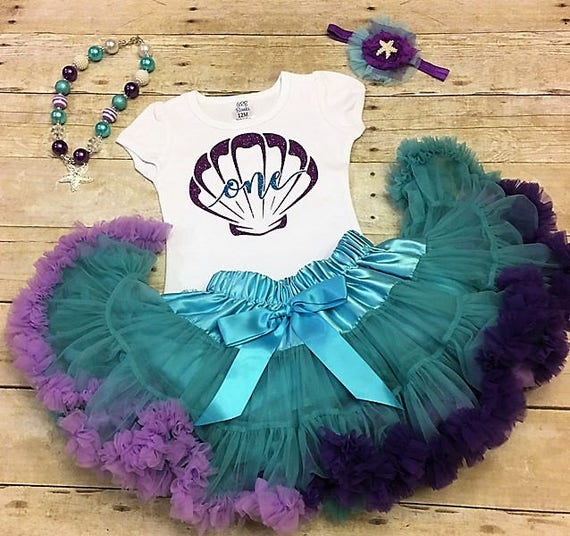 mermaid first birthday outfit