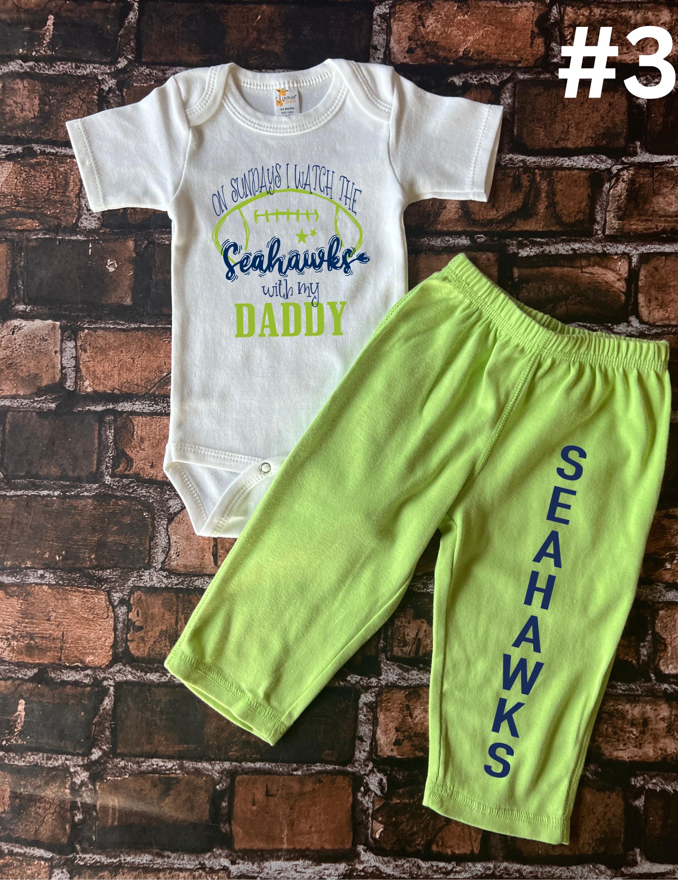 Seahawks Baby Boy Outfit, Seahawk Bodysuit, Infant Boy Seahawks Outfit ...