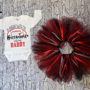Buccaneers Baby Outfit, Buccaneers baby girl outfit, Bucs Tutu Outfit, Buccaneer Baby, buccaneers bodysuit, super bowl girl outfit