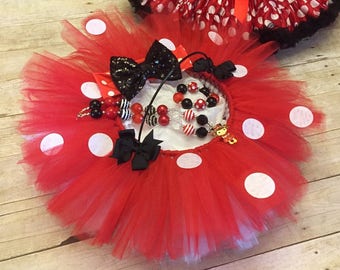 Minnie Mouse panier, panier de fille de fleur, panier de tutu, panier mariage, panier de Pâques, panier de Pâques filles, cadeaux panier de Pâques, cadeau de Pâques