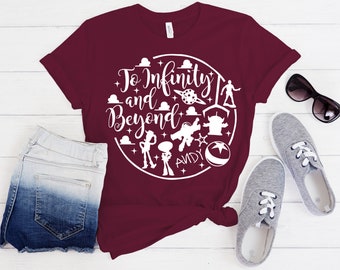 Camisa Disney - Camisas de la Familia Disney - To Infinity and Beyond - Camiseta Toy Story - Disney World - Disney Vacation - Camisa Disney para mujer