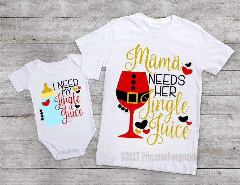 mommy & me christmas shirts