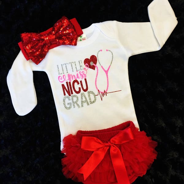 NICU Graduate, Nicu bodysuit, Baby Shower gift, Preemie, Premature, New baby girl outfit, NICU bodysuit