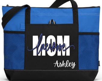 Lacrosse Mom Tote Bag, Lacrosse Mom Gift Bag, Lacrosse Player, Lacrosse Mama Tote Bag, Lacrosse Fan Tote Bag, Mother's Day Tote