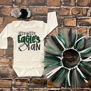 Eagles baby outfit, baby girl outfit, Eagles baby shower, Eagles baby, Eagles baby shower gift, new baby gift