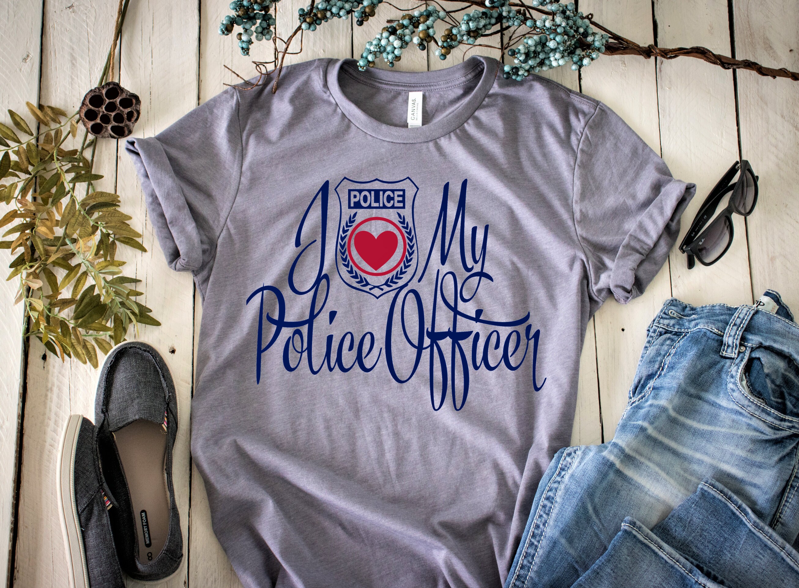 Police Wife Shirt Police Girlfriend Shirt Police Officer | Etsy