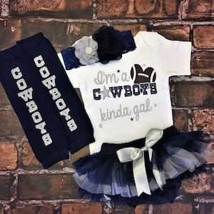 Cowboys baby girl outfit, Cowboys baby shower, Cowboys baby, baby shower gift, new baby gift