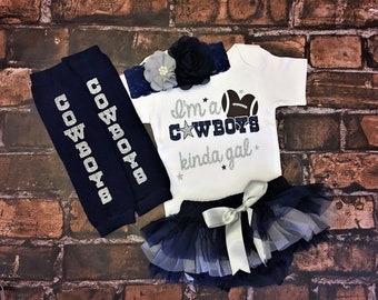 Cowboys baby girl outfit, Cowboys baby shower, Cowboys baby, baby shower gift, new baby gift