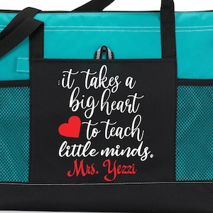 Teacher Tote, Bag, Teacher Gift, Custom Teacher Tote, Personalized Teacher Bag, Teacher Canvas Bag