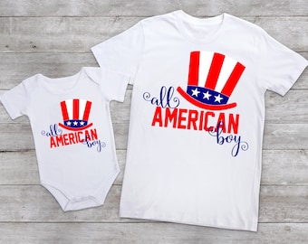 4 juli bodysuit, Fourth of July Boy, 4 juli tee, Baby Boy Fourth of July t-shirt, All America Boy,