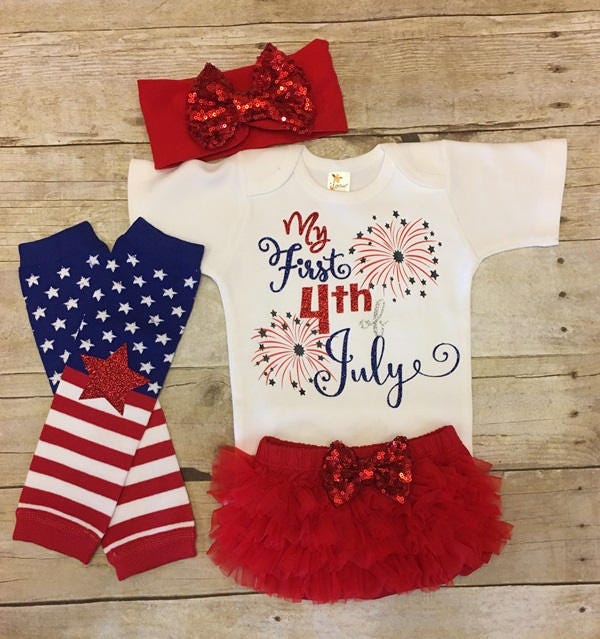 My 1st 4th of July outfit My first 4th of July Girls 4th of July Girls 4th of July outfits Fourth of July outfit baby girl outfit