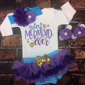 Mermaid first birthday outfit, girls mermaid 1st birthday bloomer outfit, mermaid 1st birthday, mermaid first birthday shirt, Mermaid Party