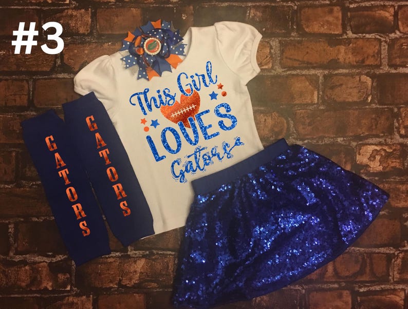 Gators Shirt, Football Outfits, girl gators outfit, Go gators, Gator football image 3