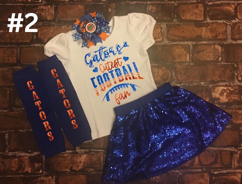 Gators Shirt, Football Outfits, girl gators outfit, Go gators, Gator football image 2