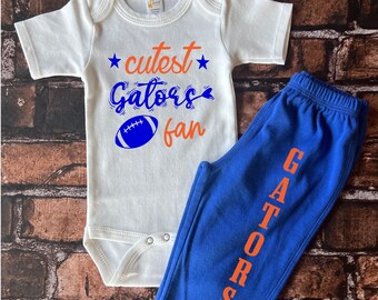 Gators Boy Football Outfit, Boys Football Outfit, Florida football fan, Baby shower gift