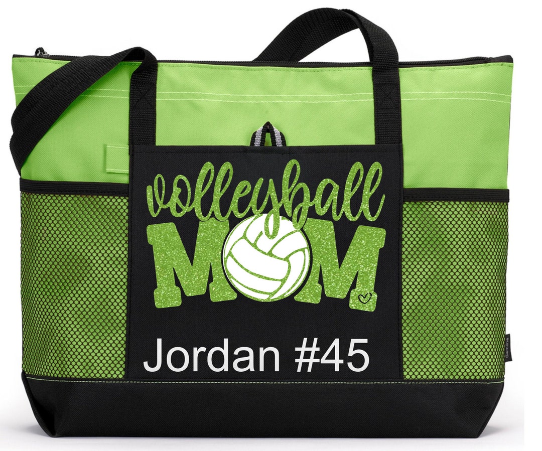 Volleyball Mom Tote, Volleyball Mom Gift, Custom Volleyball Mom Tote