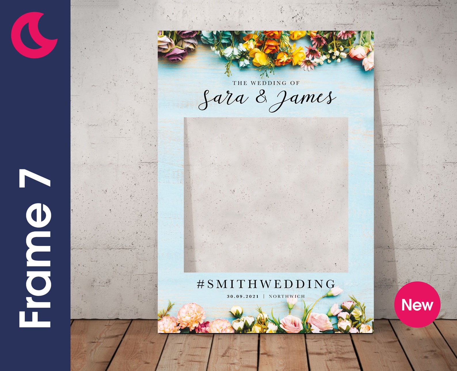 DIGITAL FILE Personalised Selfie Frame Etsy