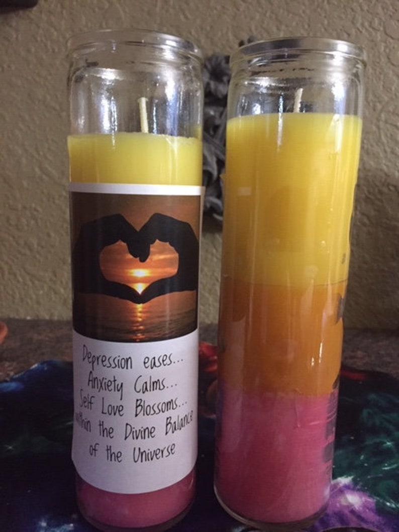 Depression Anxiety Self Love Spell Candle Etsy