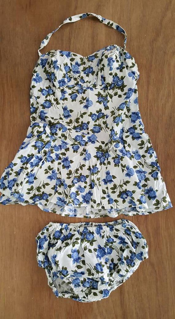 vintage 50s playsuit bathingsuit