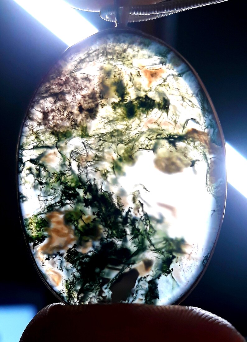 Moss Agate Pendant