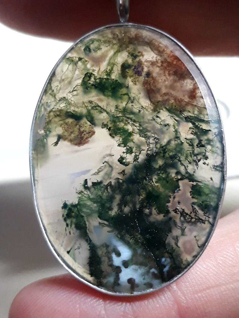 Moss Agate Pendant