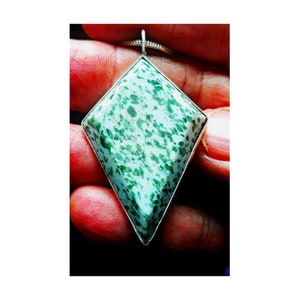 Green Spotty Jasper Pendant