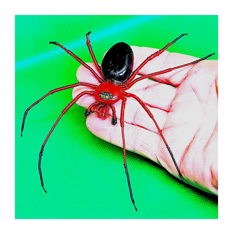 Red & Black Wandering Spider Model - Etsy