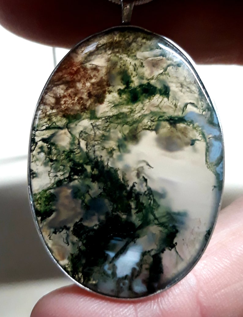 Moss Agate Pendant