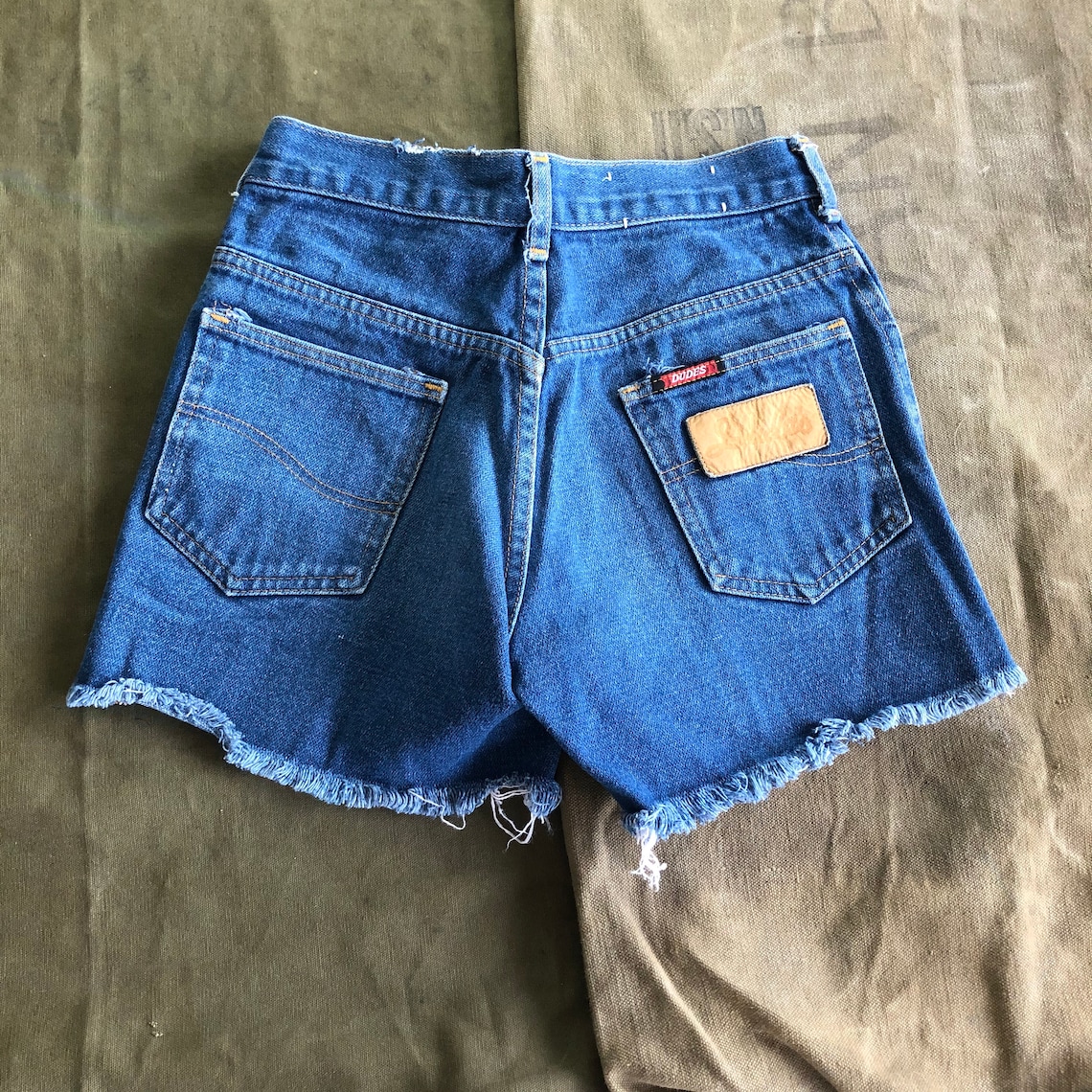 70s Dude's Cut off Denim Vintage Shorts Small | Etsy