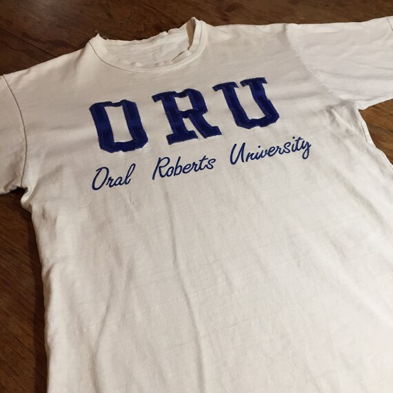 1950s Oral Roberts University Vintage T Shirt / 50
