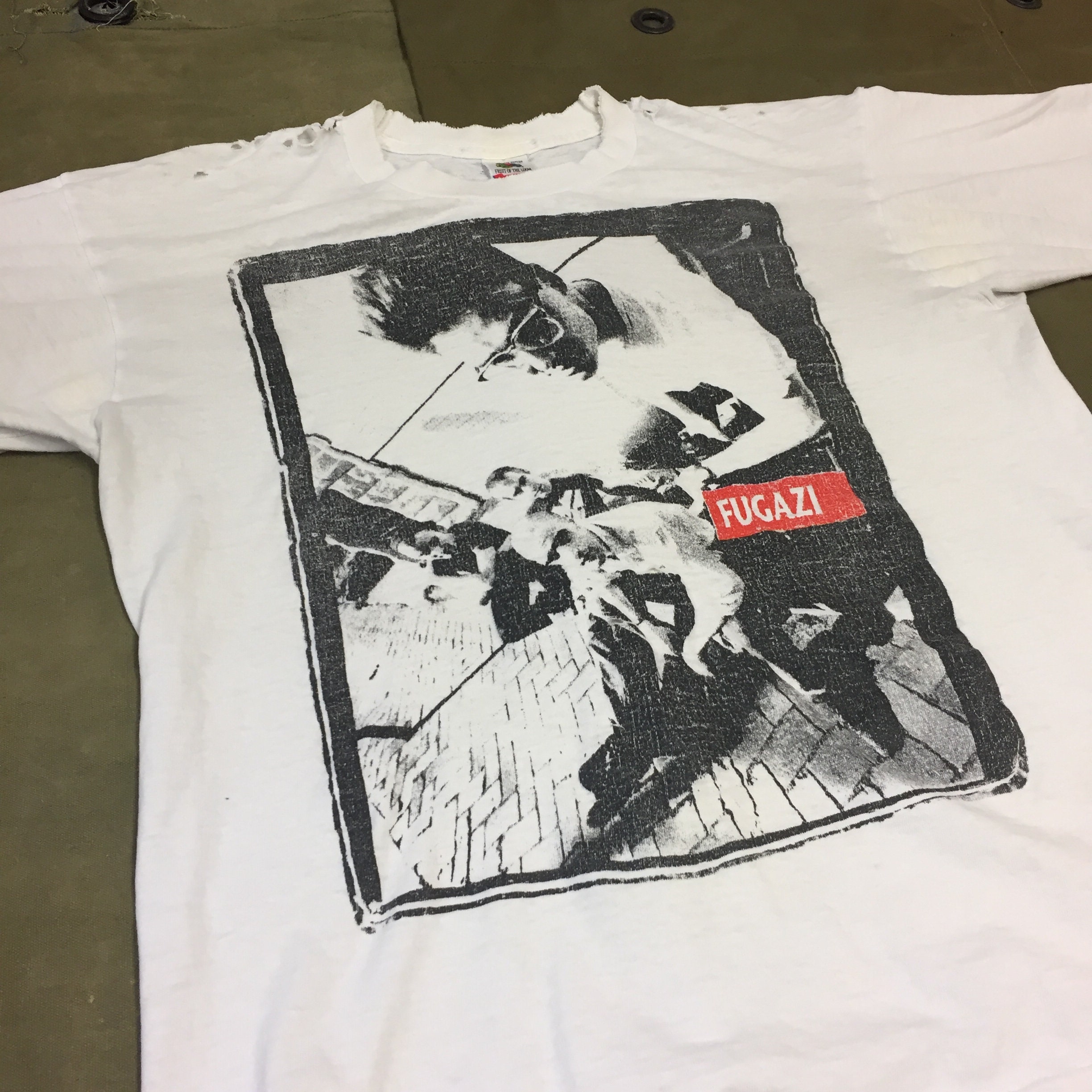 90s Fugazi Vintage Shirt Paper Thin 