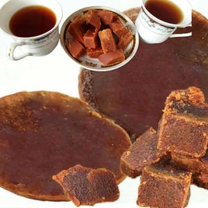 Jaggery de palma de Sri Lanka (Kithul Hakuru) 500 g / Edulcorante natural / Alternativa vegana al azúcar