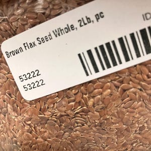Brown whole Flax seed 2 Lb Free Shipping from Canada