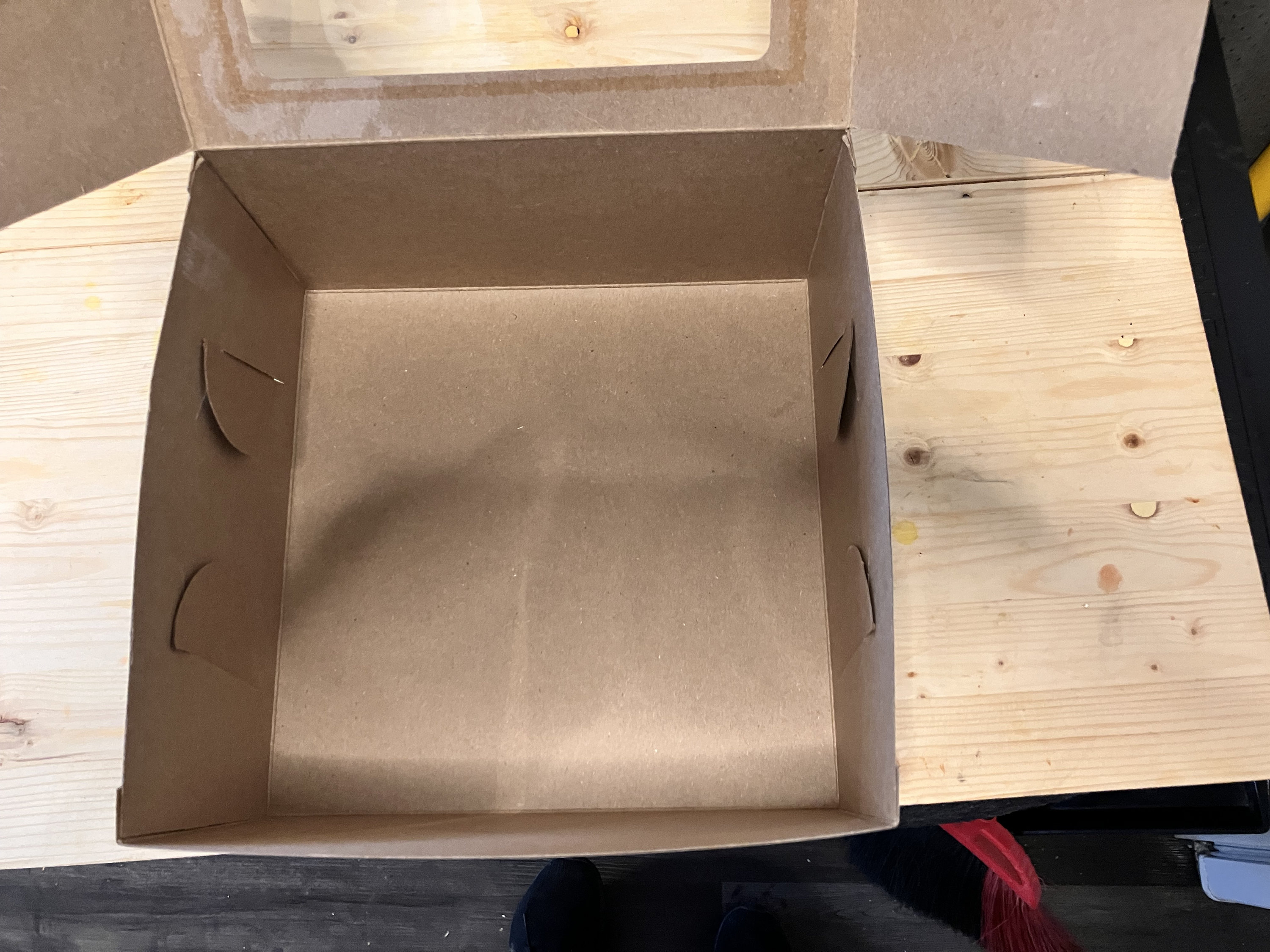 20 PZ SCATOLE per torte grandi onde da dessert con finestra regalo