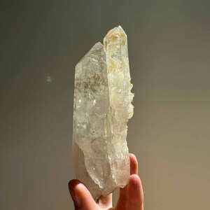 Himalayan Quartz - Golden Healer Quartz - Nepalese Quartz - Abundance Quartz Cluster - Double Terminated Quartz