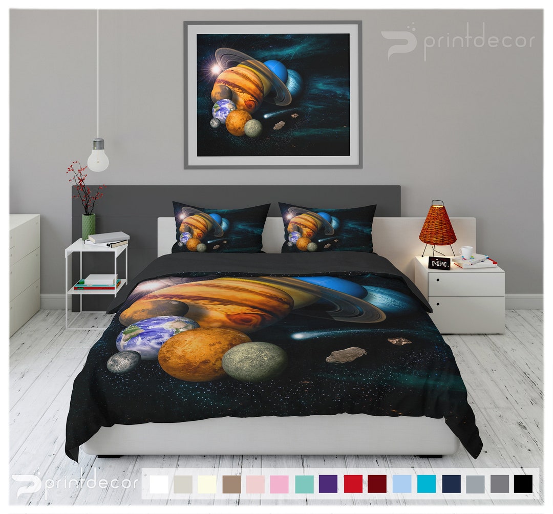 Solar System Bedding Set, From the Solar System Duvet Cover Set
