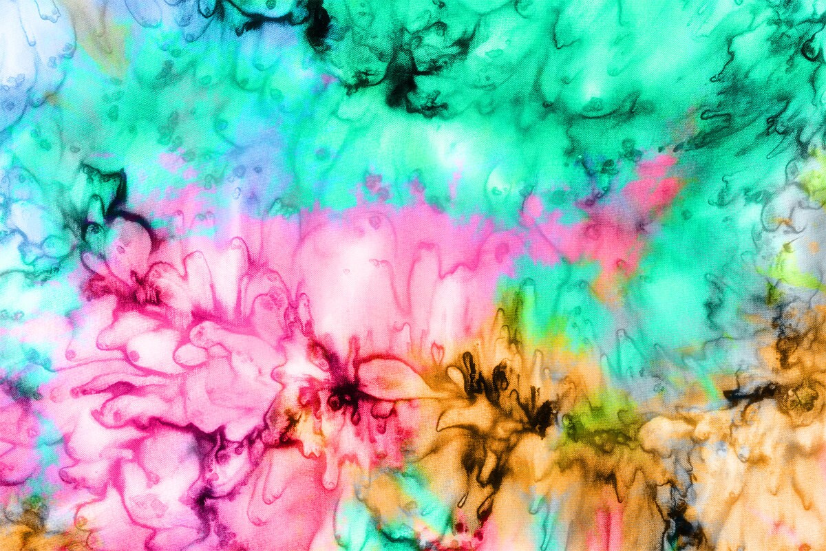 Abstract WALL MURAL Colorful Wallpaper Abstract Wall Art - Etsy