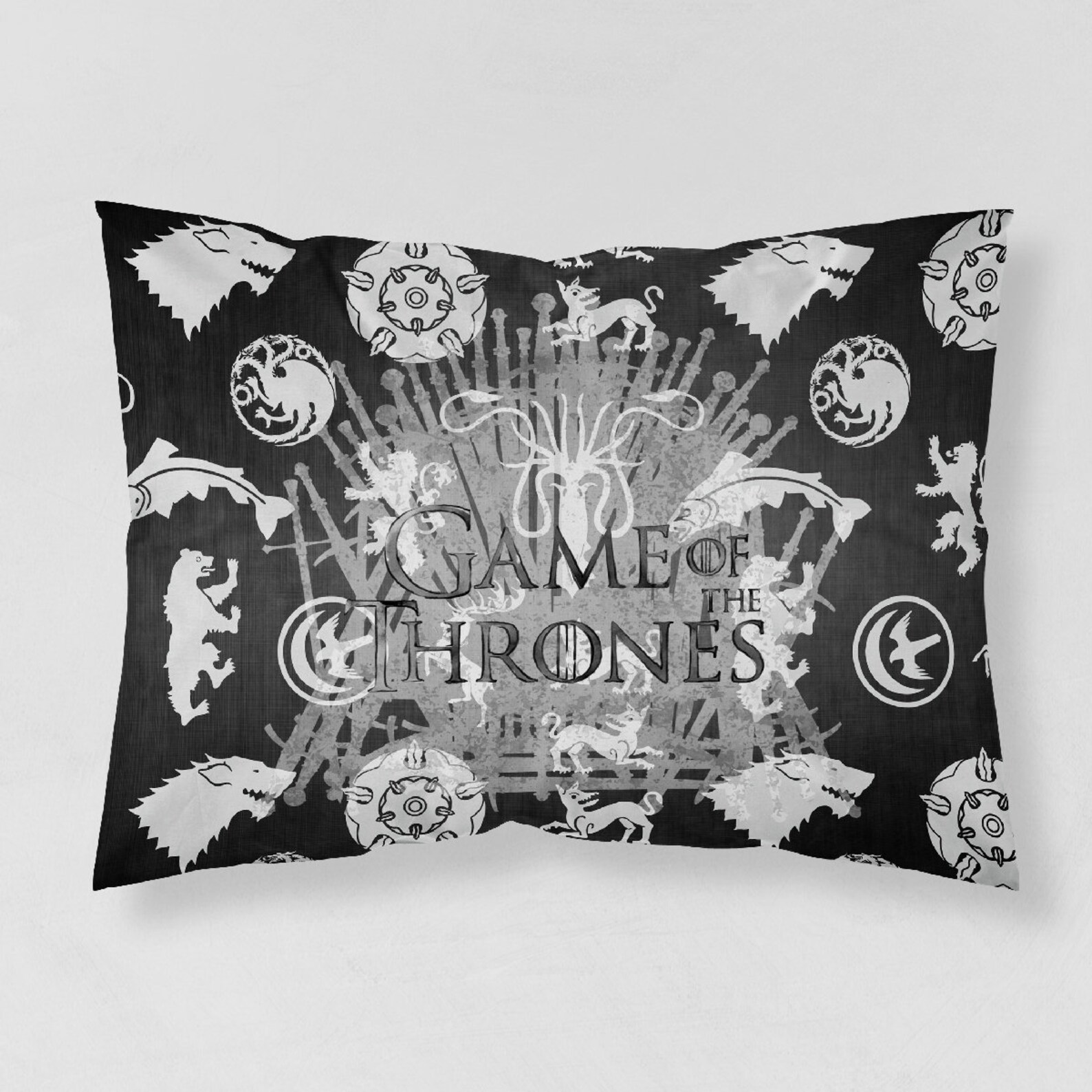 Game of Thrones inspired Bedding Set Black & White GoT Duvet Etsy
