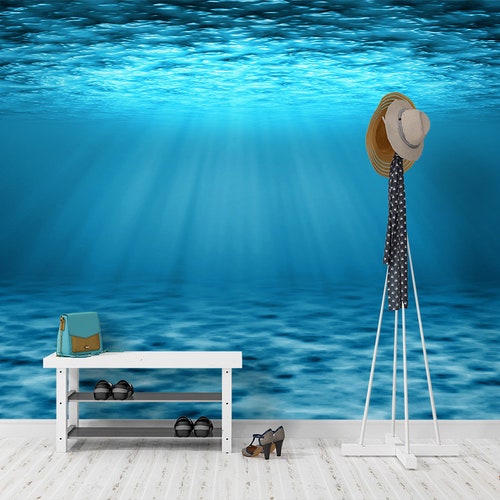 Underwater WALLPAPER MURAL Diving Wall Mural Large Wall - Etsy Singapore Underwater WALLPAPER MURAL Diving Wall Mural Large Wall - Etsy Singapore