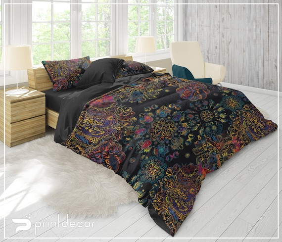 mandala tapestry bed set