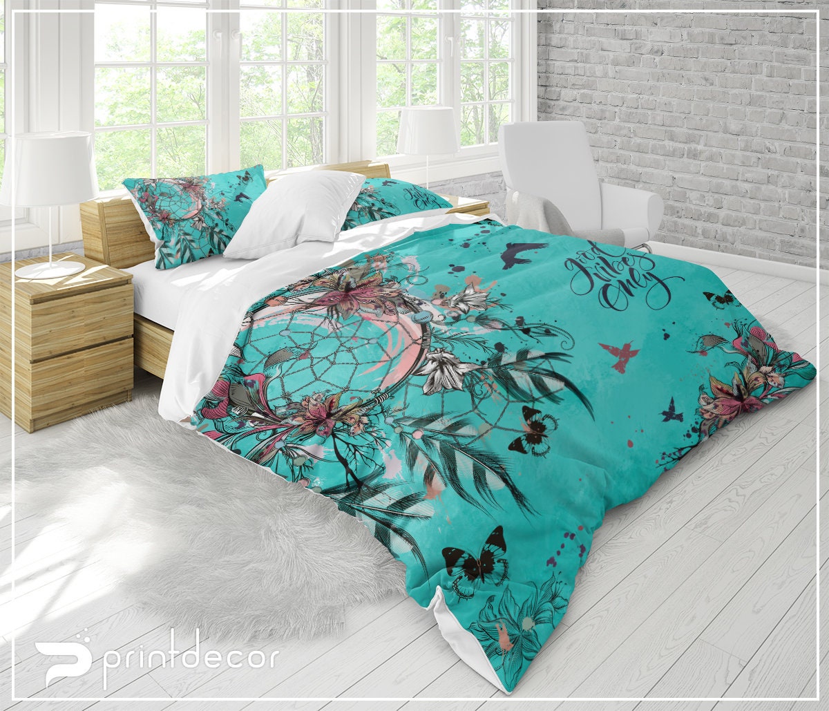 Bohemian Dreamcatcher Bedding Boho 