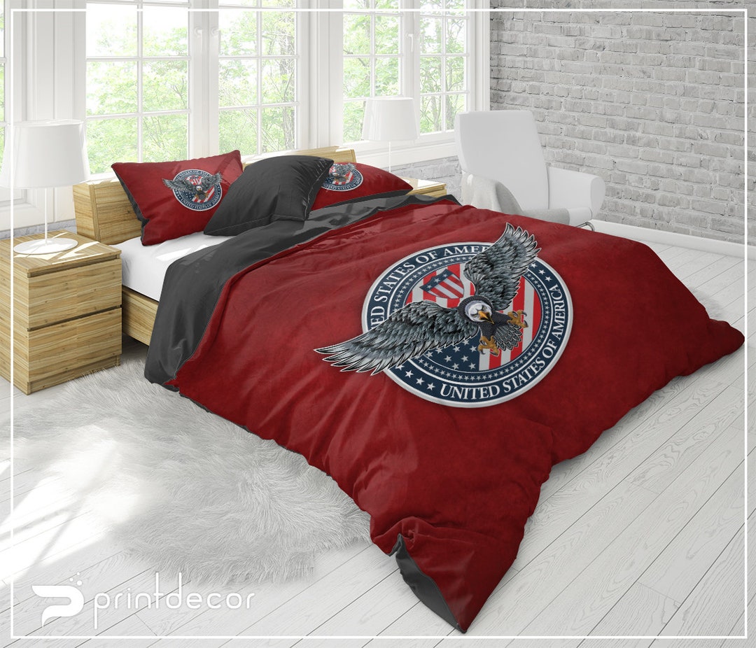 US Bedding, American Duvet Cover Set, American Eagle Bedding, US